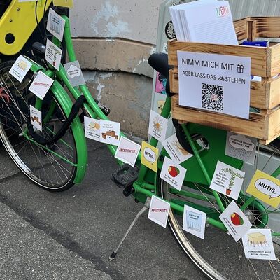 Bild vergrößern: Fahrradaktion JuSeO